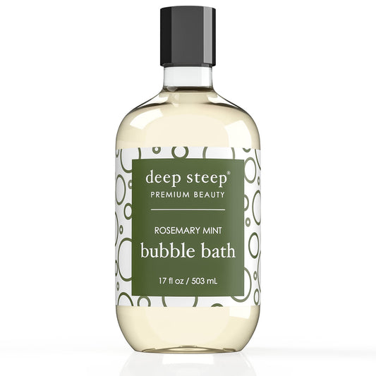Honey Bubble Bath, Rosemary Mint 17 Oz by Deep Steep