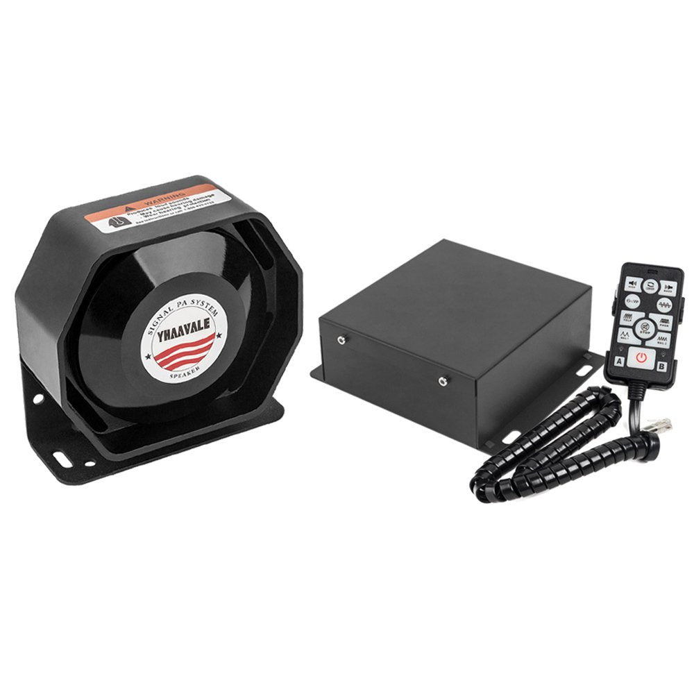 Amplificador YHAAVALE Octágono Ultra Limo DC12V 100W Multitonos con Altavoz de Micrófono y Sistema PA Electrónico