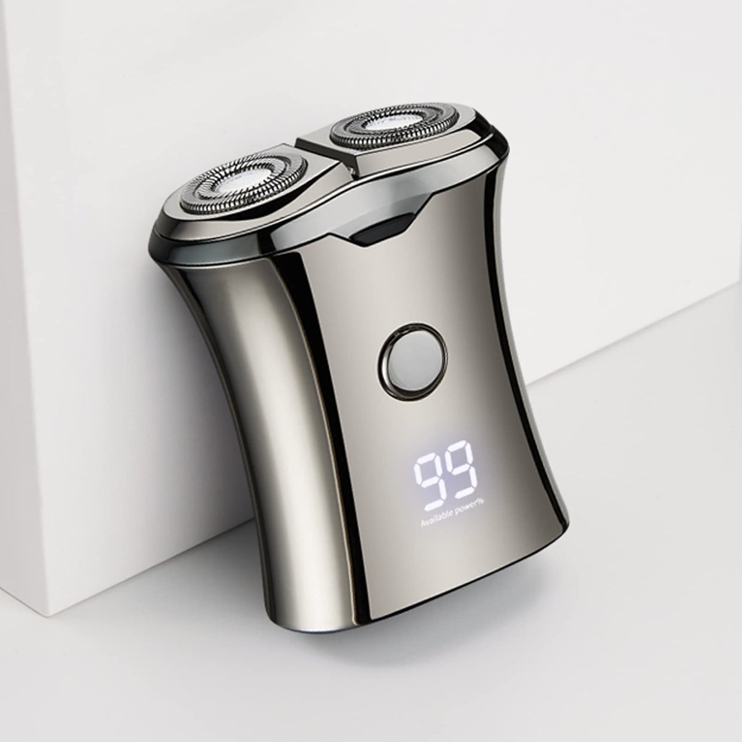 Mini afeitadora eléctrica de viaje para hombres - maquinilla de afeitar electrónica lavable de bolsillo - afeitadora de barba inalámbrica portátil recargable para hombres - afeitado eléctrico rotativo en seco y húmedo
