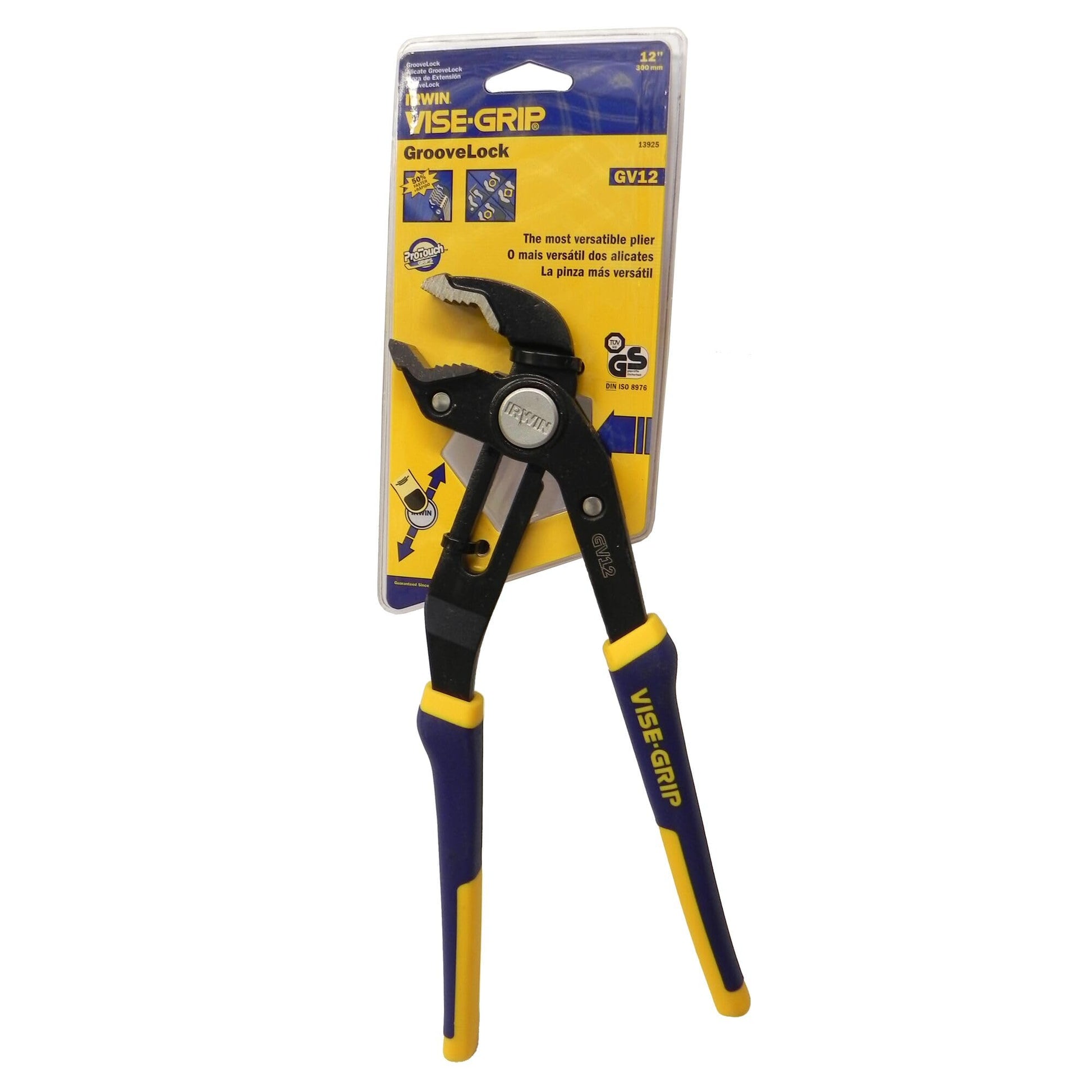IRWIN Tools VISE-GRIP GrooveLock Pliers, V-Jaw, 12-inch (2078112)