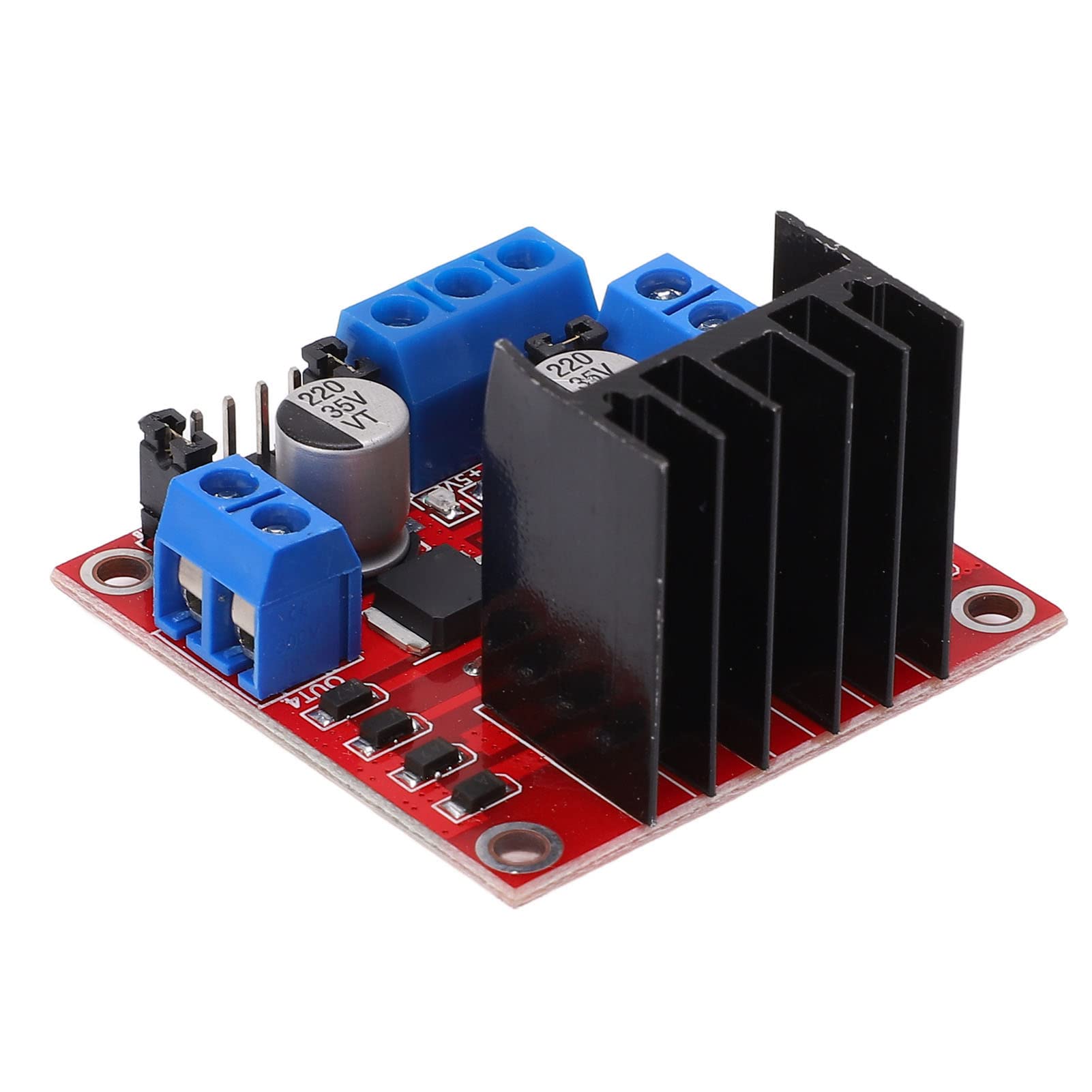 FRZY Placa de accionamiento de Motores, Puente H Dual 5 uds módulo de Controlador de Motor de Gran Capacidad de conducción protección de Corriente Continua para reemplazo