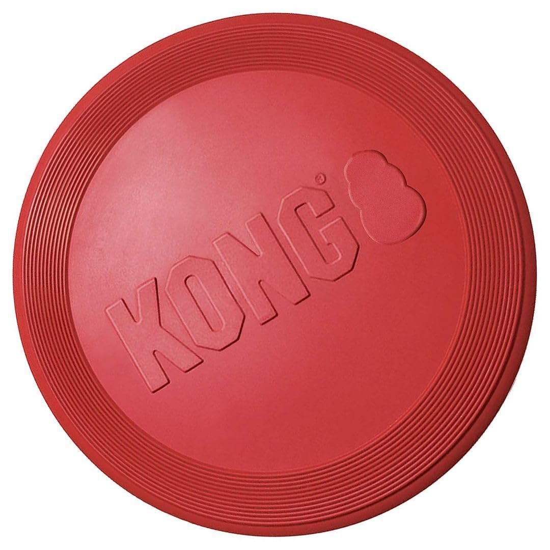 KONG Volante de Goma, Paquete Grande, 2 Unidades, Rojo