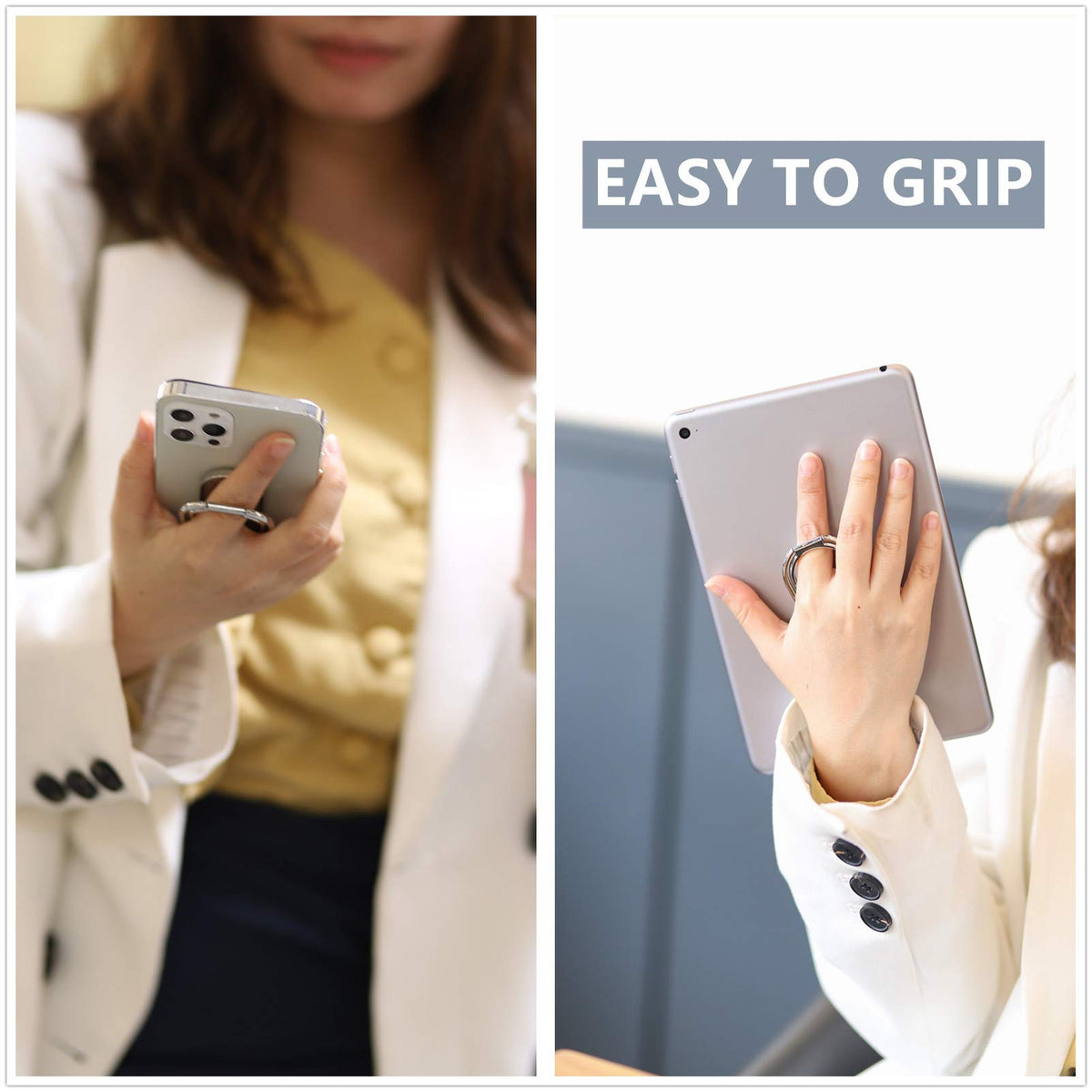 Soporte Magnético Mindsky Plata Compatible con iPhone, iPad, Smartphones y Tabletas