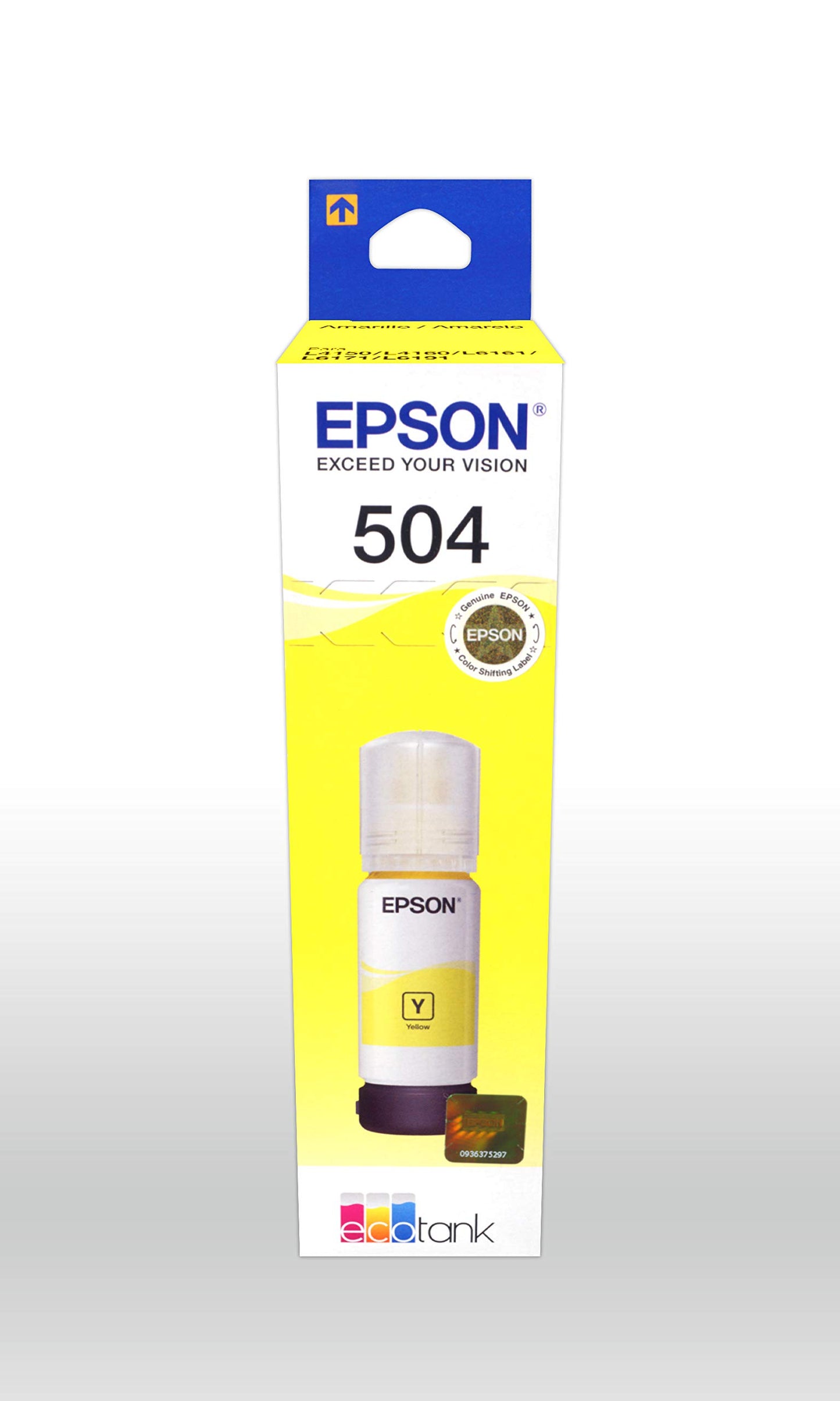 Botella de Tinta Epson Ecofit Amarillo T504