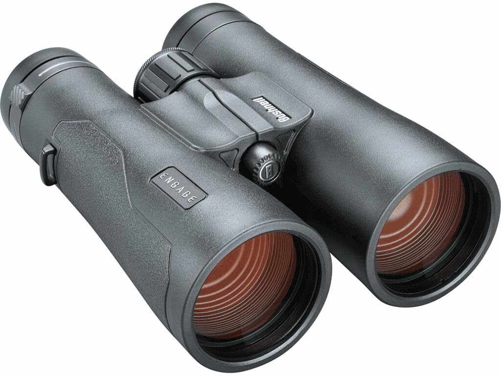 Bushnell Engage EDX - Binoculares de Vidrio ED Prime de 12 x 50 mm, con protección de Barrera Exo para Caza y Uso Multiusos