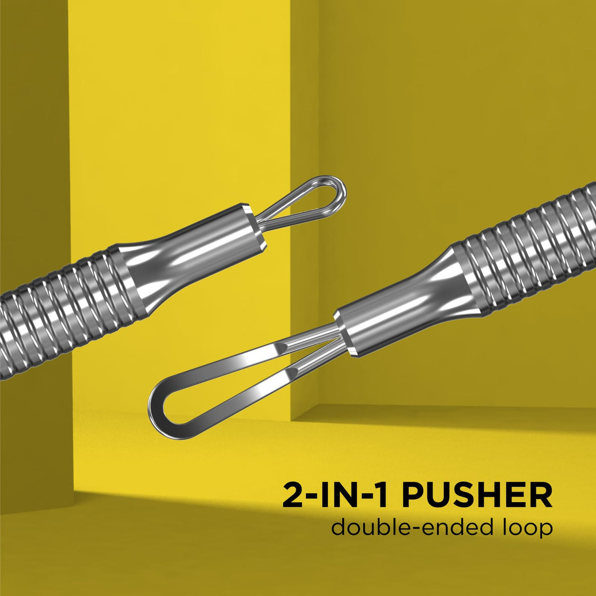 Staleks Pro - Extractor de espinillas para acné (30 tipo 1, 2 bucles, ZE-30/1, hecho a mano en Europa