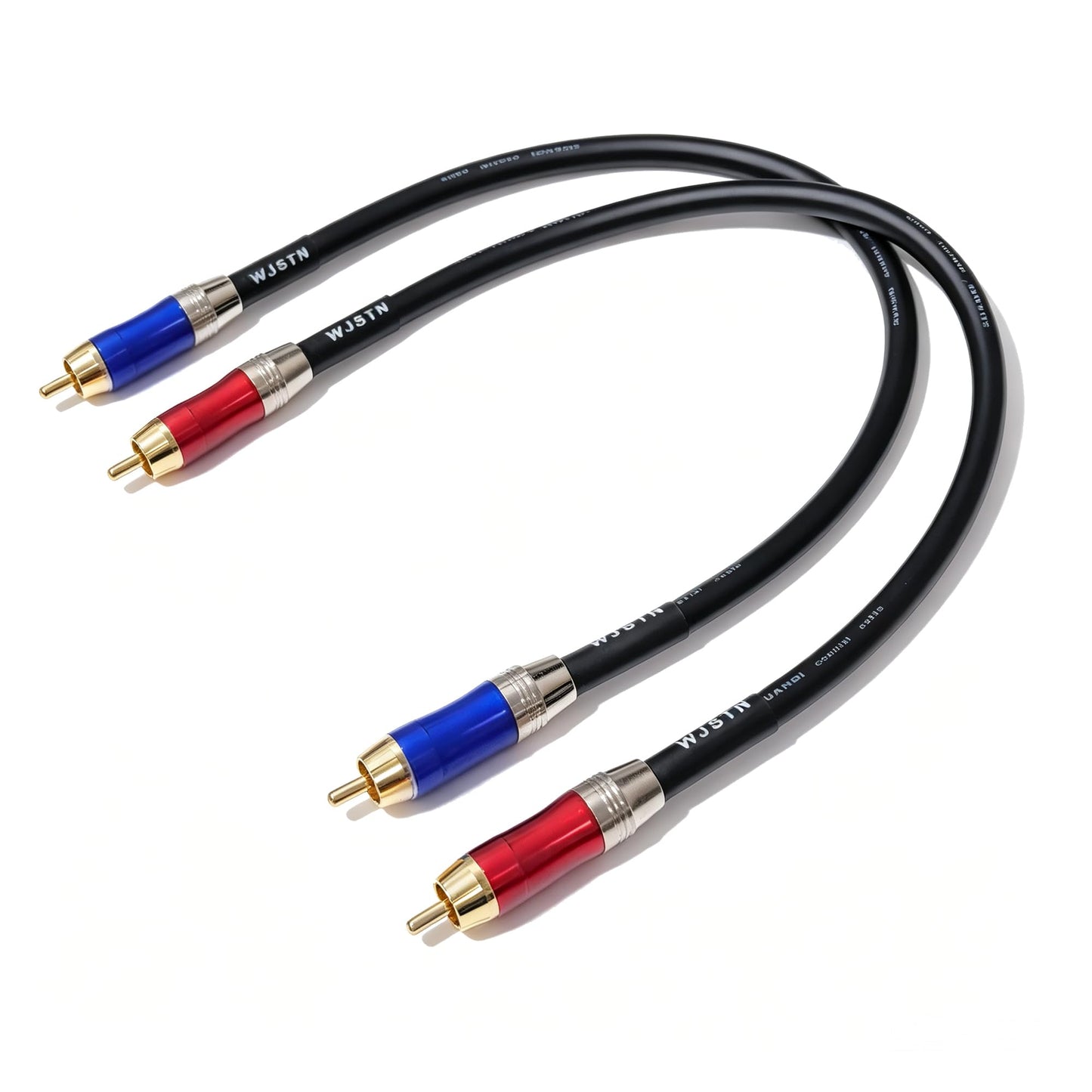 WJSTN Cable de audio RCA a RCA, macho a macho, estéreo, 1 metro, paquete de 2