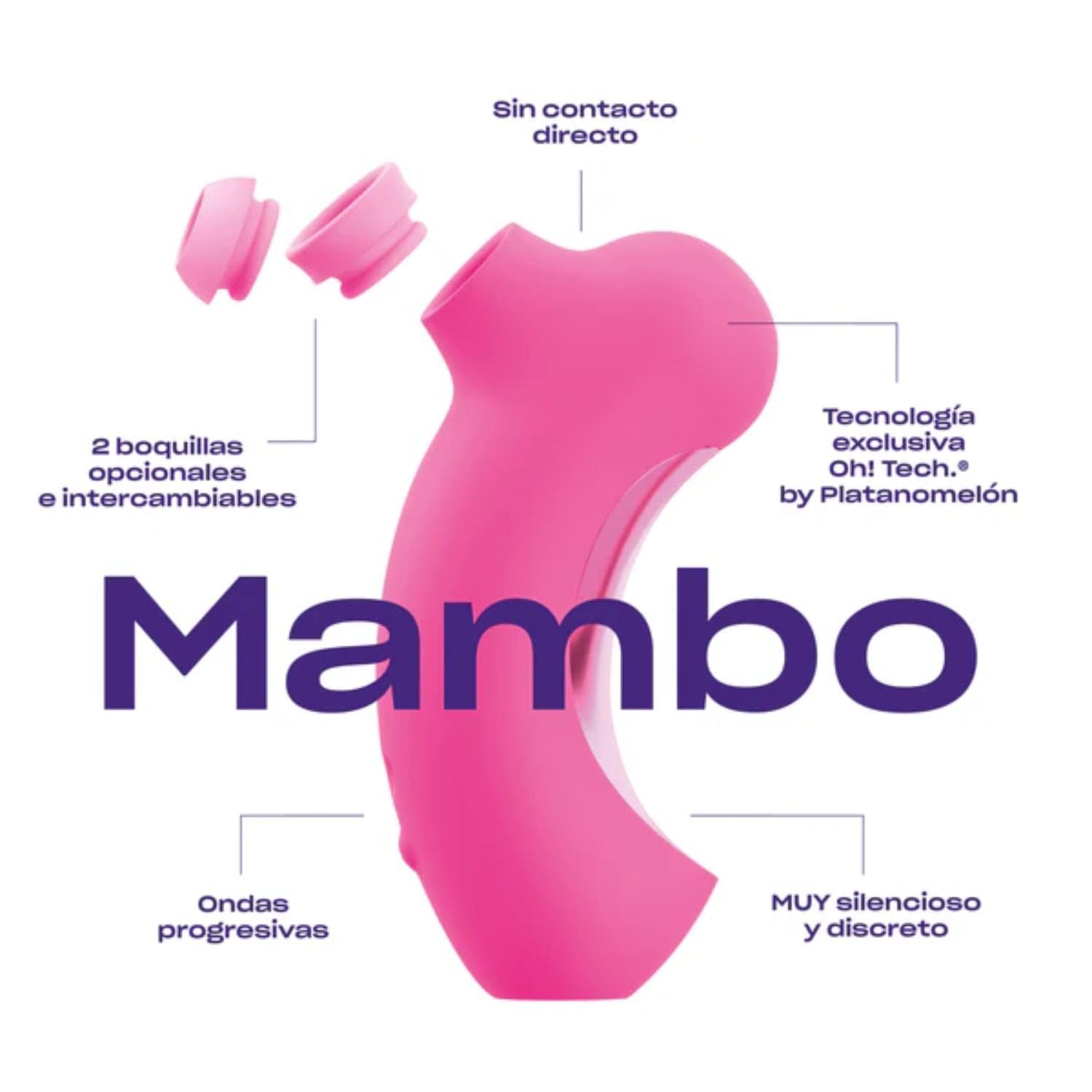 Platanomelón Mambo - Succionador para clítoris (Mambo Rosa)