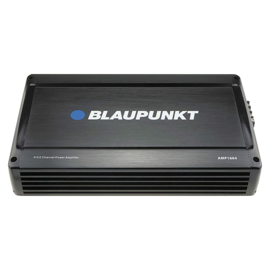 BLAUPUNKT Amplificador de rango completo AMP1604 de 1600 W, 4 canales, negro