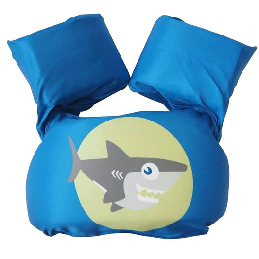 MADELALU Chaleco Salvavidas para NiñOs NiñA,Chaleco Salvavidas para NiñOs De 2 A 6 AñOs, Chaleco Salvavidas, Seguridad Y Doble Cierre para Piscina Parque AcuáTico Lago Y Playa (Nuevo tiburón)