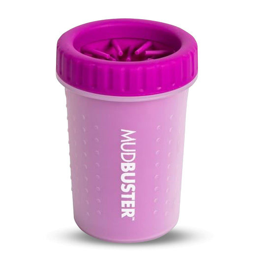 Dexas MudBuster - Limpiador portátil para patas de perro en fucsia para perros y gatos