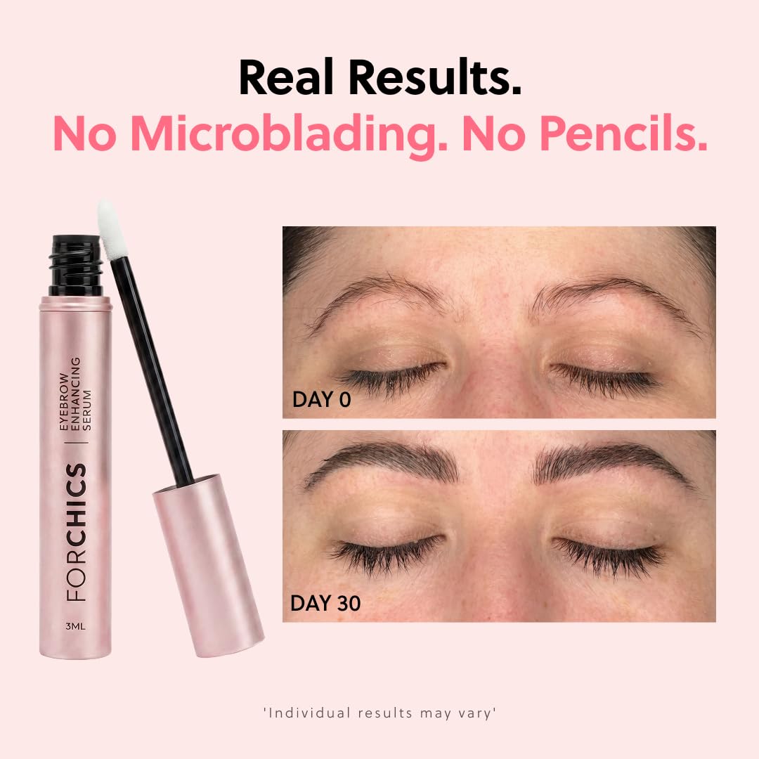 Suero de Crecimiento para Cejas ForBrow Natural y Orgánico Vegano Libre de Crueldad Animal para Mayor Densidad