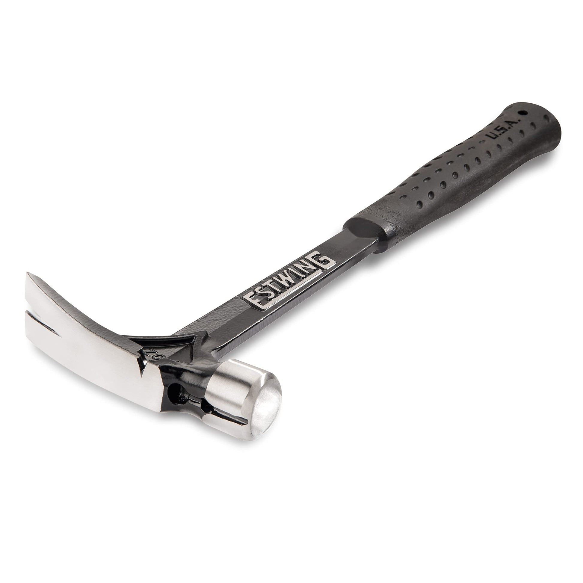 Martillo Framing Estwing Negro con Empuñadura de Reducción de Impacto Ultra 19 oz