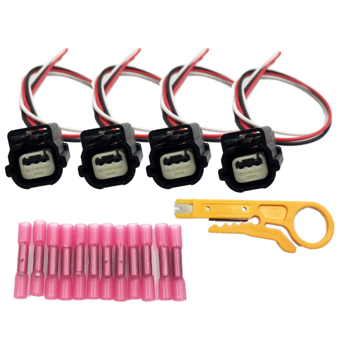 Conectores de Sensor de Estacionamiento Aokus Negro Compatibles con Cadillac Buick Chevrolet