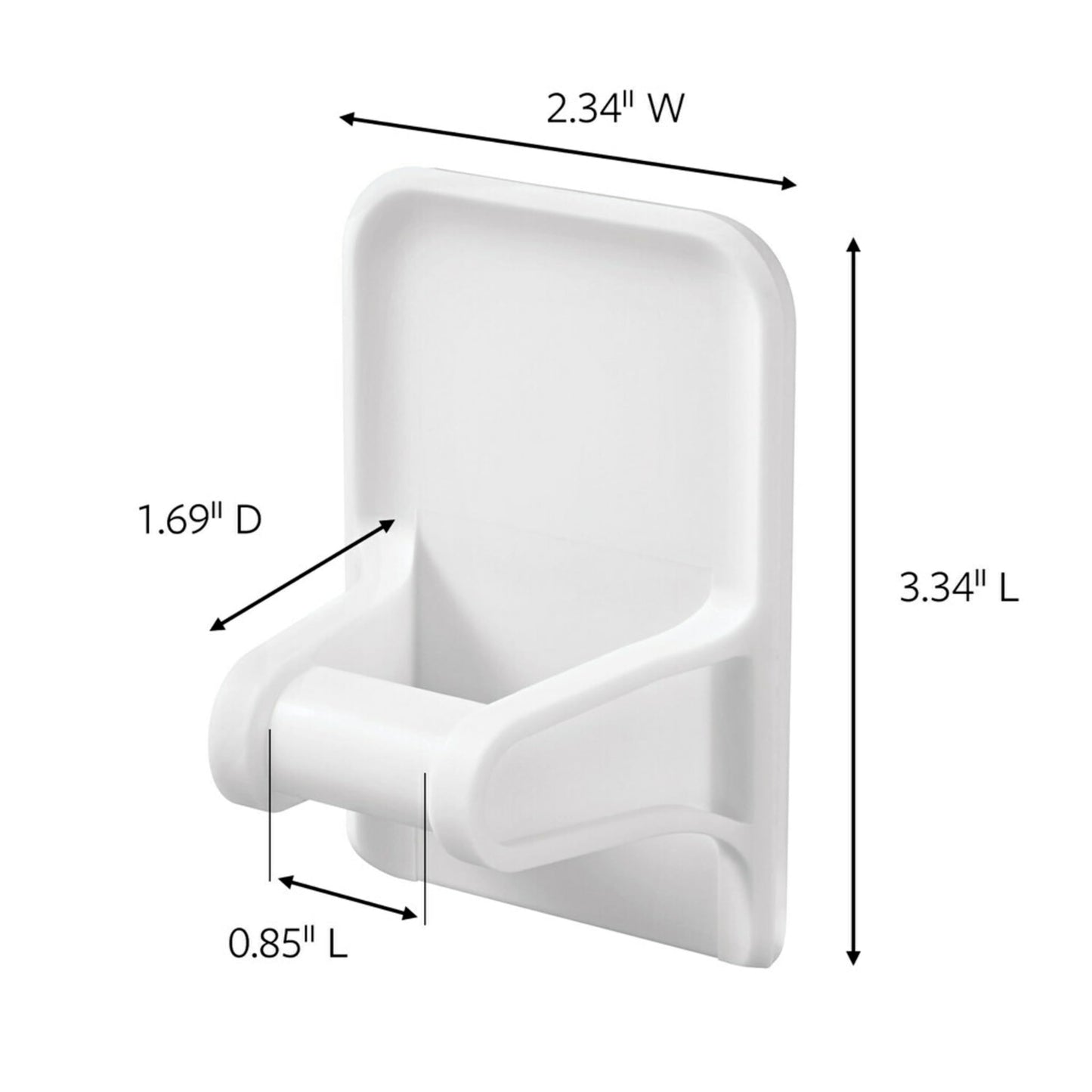 Command 17009-ES - Colgador para botella rociadora, 1 unidad, 2 tiras grandes, 2 Hangers