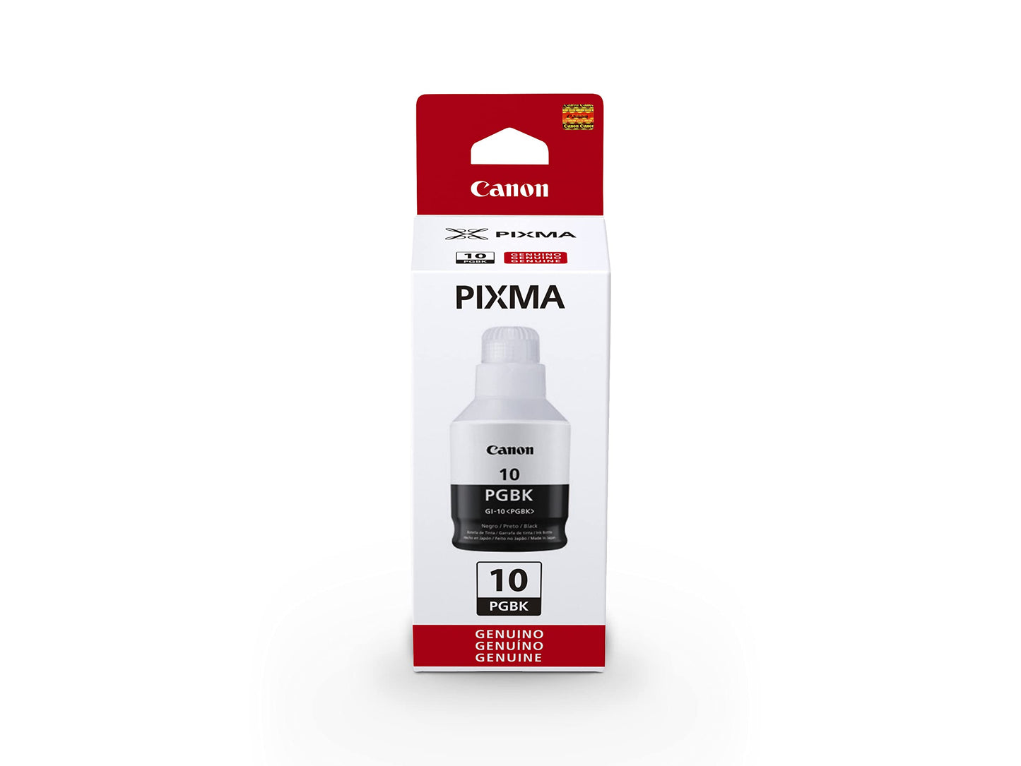 Canon Tinta GI-10 PGBK Botella DE Tinta Pigmento Negro con 170ml para G5010/G6010/G7010