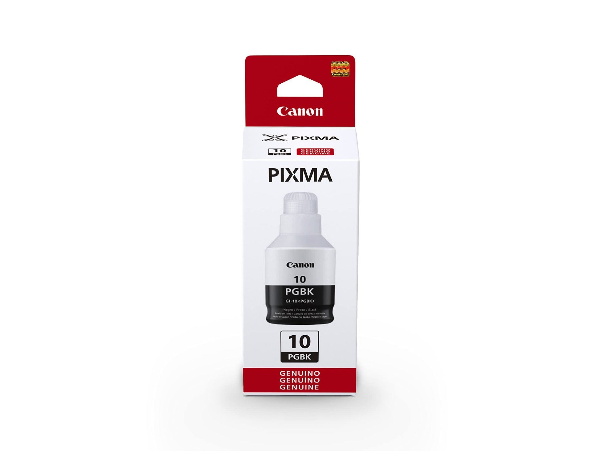 Canon Tinta GI-10 PGBK Botella DE Tinta Pigmento Negro con 170ml para G5010/G6010/G7010