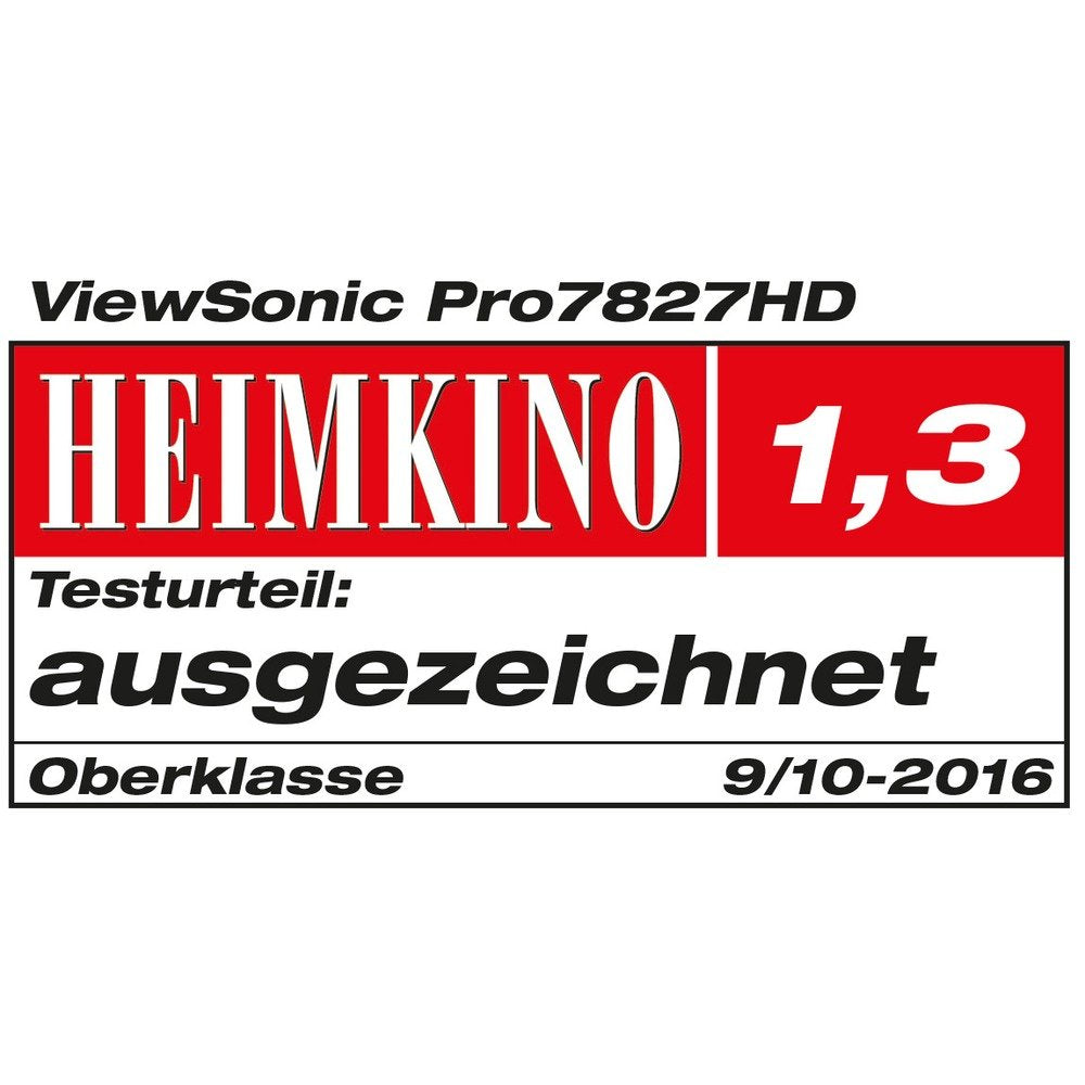 Viewsonic Pro7827HD Desktop Projector 2200lúmenes ANSI DLP 1080p (1920x1080) 3D Negro Video - Proyector (2200 lúmenes ANSI, DLP, 1080p (1920x1080), 762 - 7620 mm (30 - 300"), 22000:1, 3500 h)