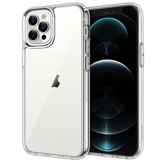 JETech Funda para iPhone 12 Pro MAX 6.7 Pulgadas, Anti-Amarillo Antigolpes Carcasa, Antiarañazos Respaldo Transparente (HD Clara)