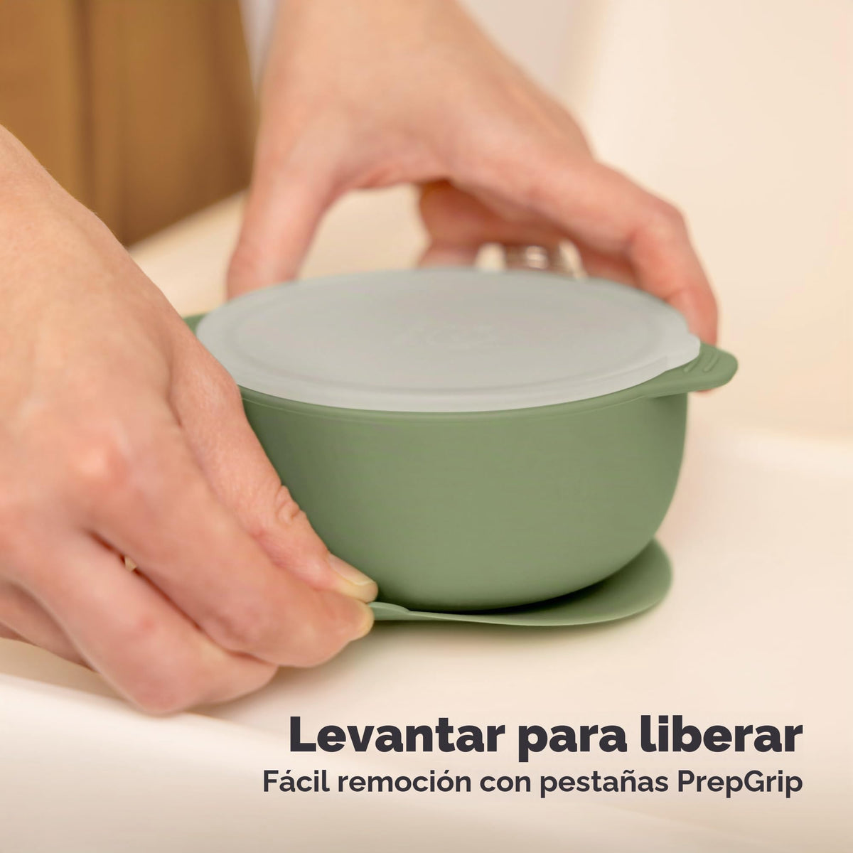 KeaBabies - Juego de 2 cuencos para bebé con succiones, tapas, cuencos de succión de silicona para bebés, niñas, niños, silicona de grado alimenticio, sin BPA, aptos para lavaplatos, esenciales para
