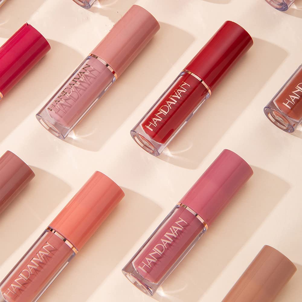 BLUEMEGA 12 Colores Labiales Mate Larga Duración | Regalo Ideal Mujer