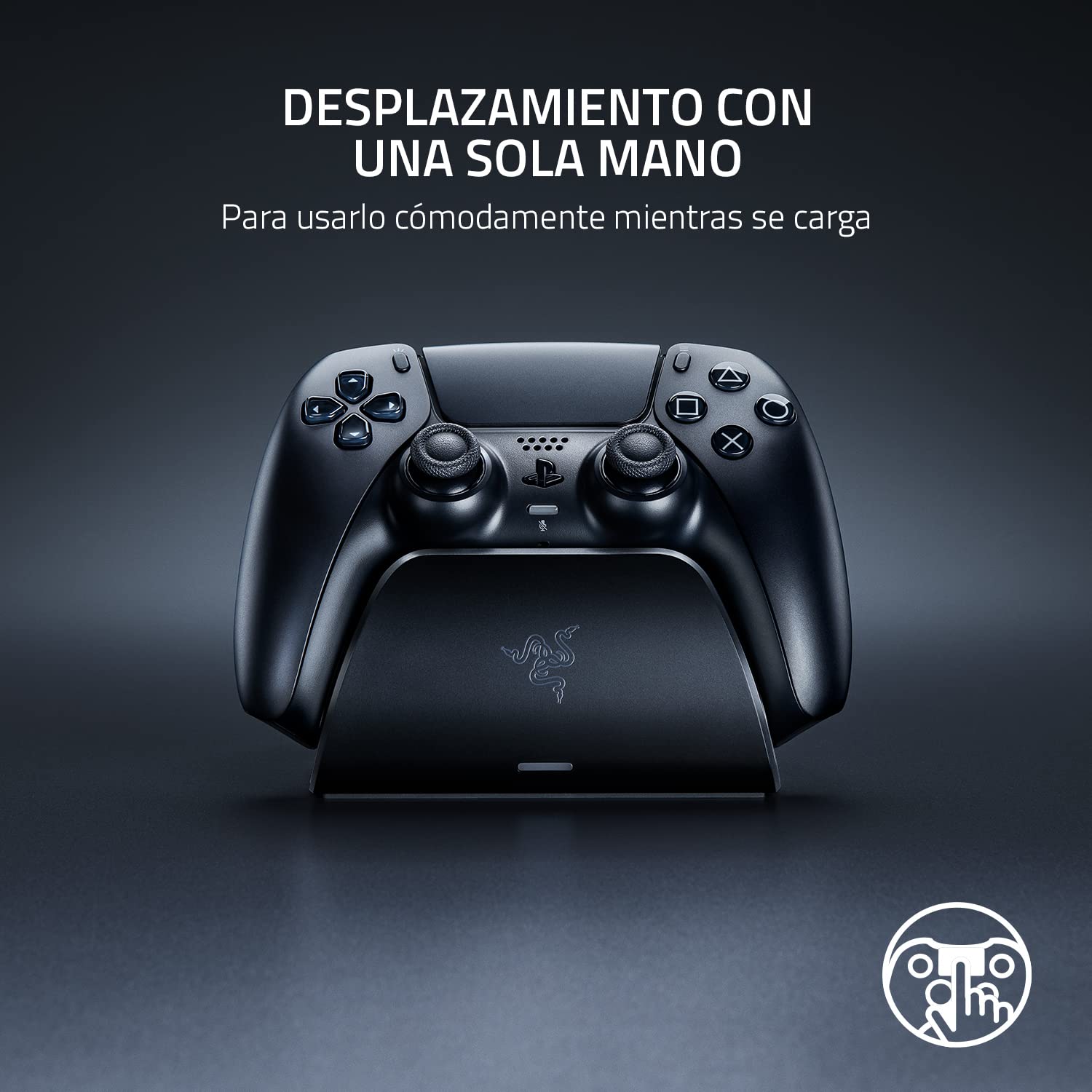Base de Carga Rápida Razer Negro para PS5