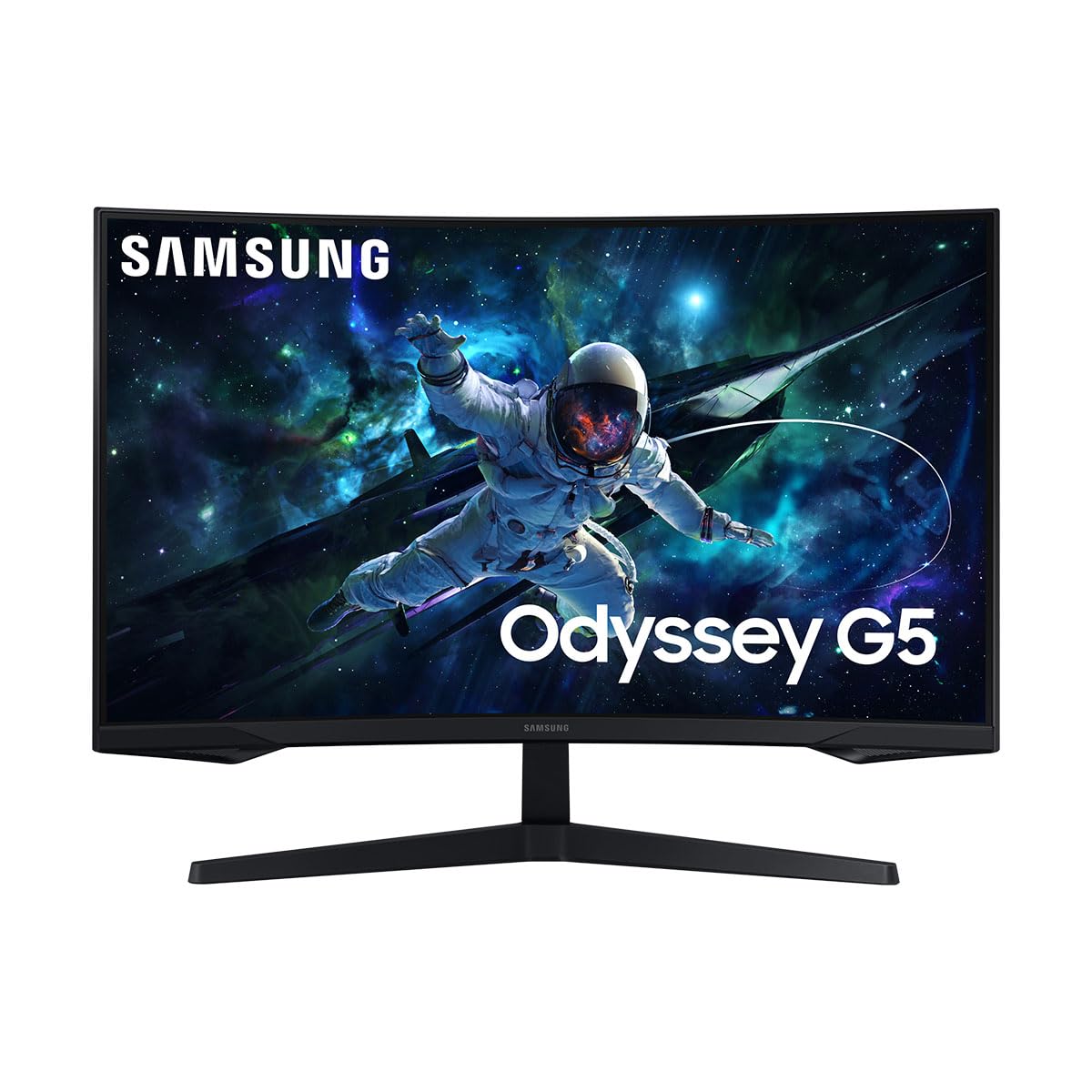 Monitor Gaming Samsung 27 Pulgadas Negro Curvo Odyssey G5 WQHD 144Hz
