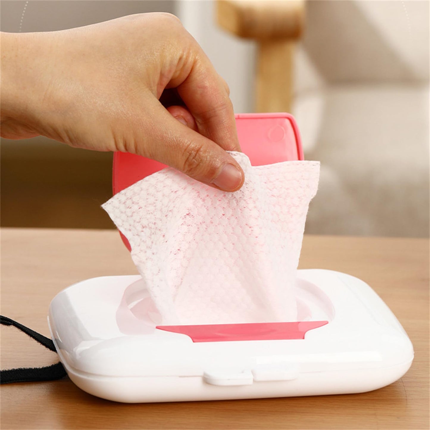 Soporte para toallitas de viaje, reutilizable, para toallita húmeda, para cochecitos, dispensadores de toallitas para colgar, funda recargable