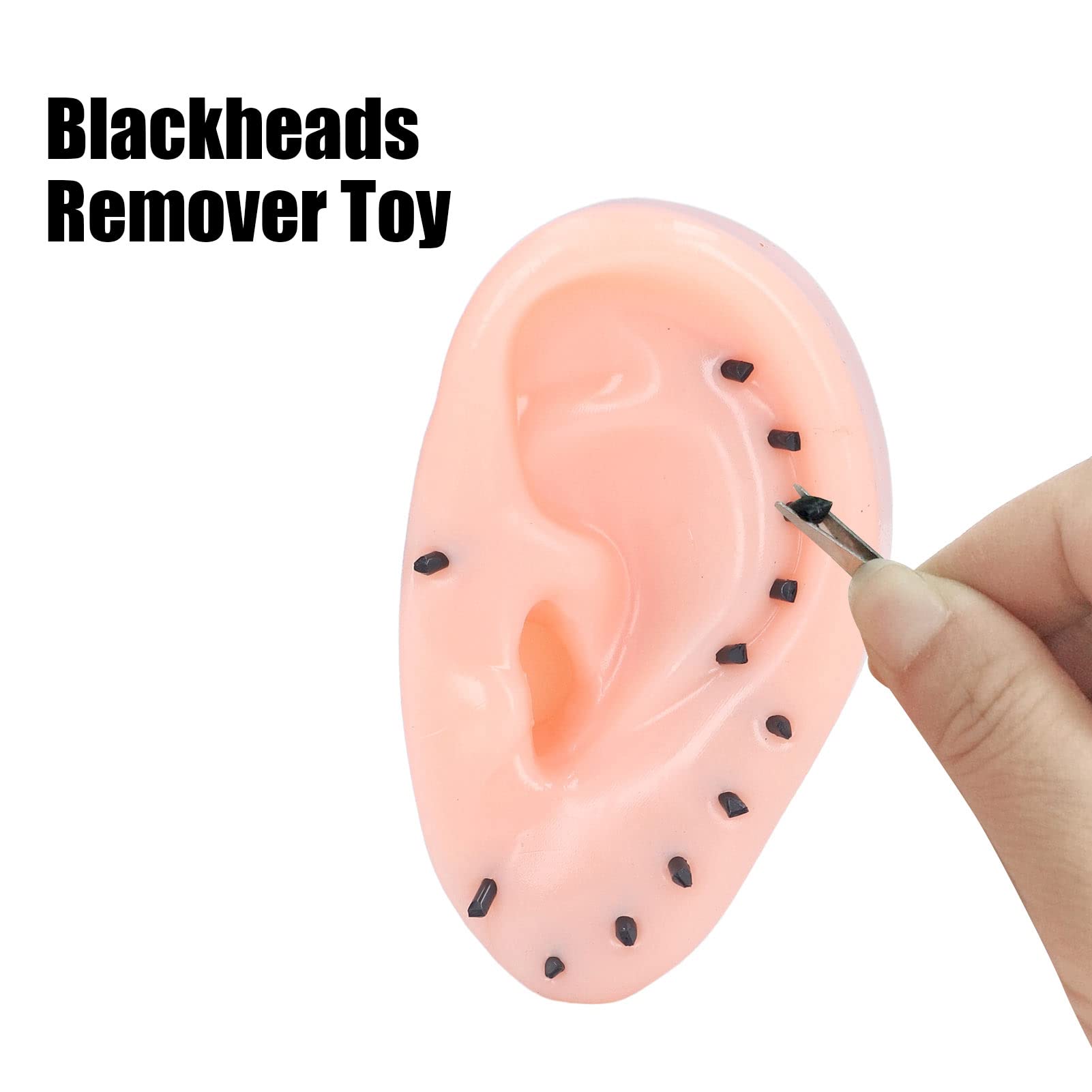 Juguete de Popper de Espinillas de Oreja Novedoso, Juguete Removedor de Espinillas para Aliviar el Estrés, Espinillas Divertidas Que Hacen Estallar, Juguete para Hacer Estallar Espinillas
