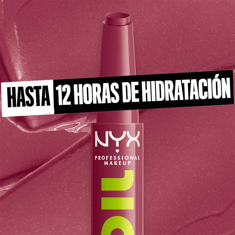 NYX Professional Makeup, Fat Oil Slick Stick, Brillo de Labios, That's Major