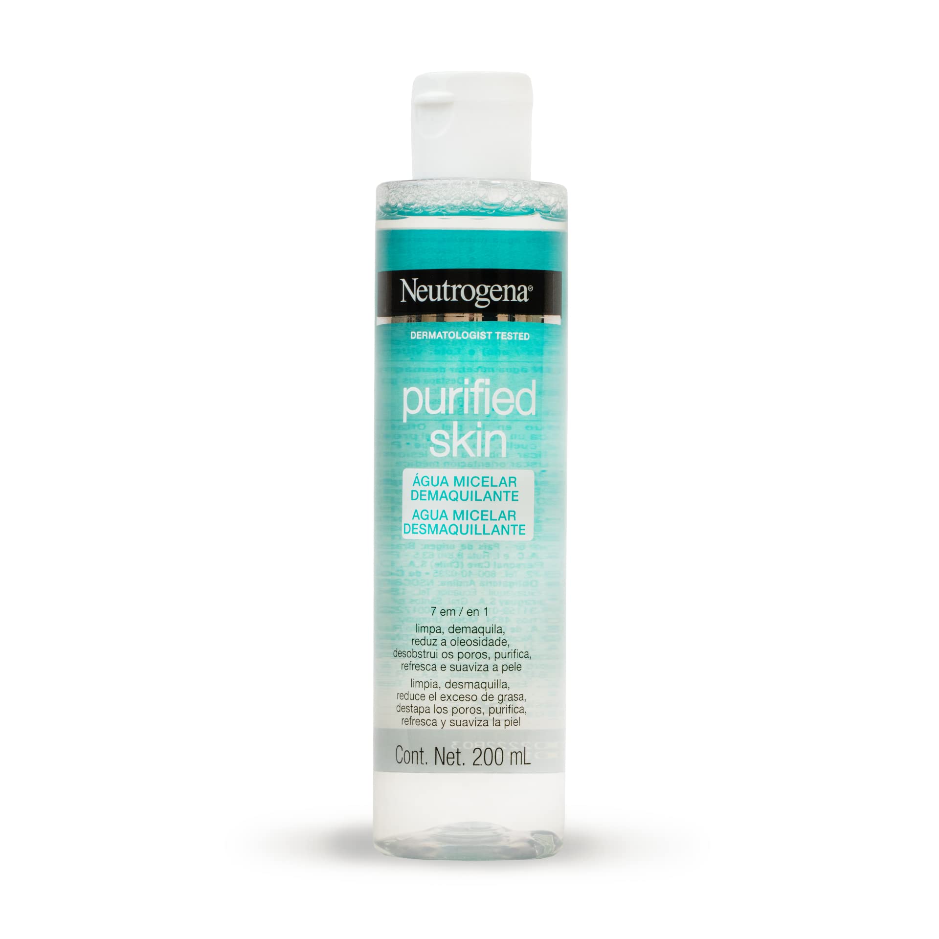 Gel Limpiador Facial Neutrogena Purified Skin Ácido glicólico 150 g + Agua Micelar Purified Skin Desmaquillante 200 ml