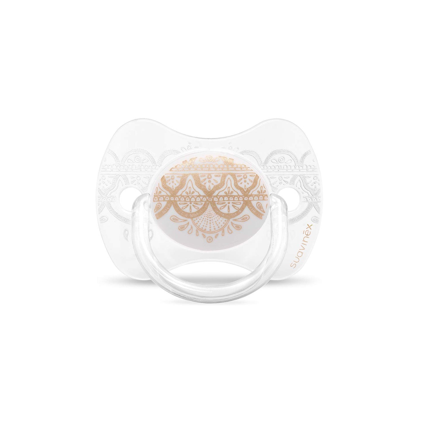 Set de Biberón, Chupón y Broche Suavinex Blanco Couture