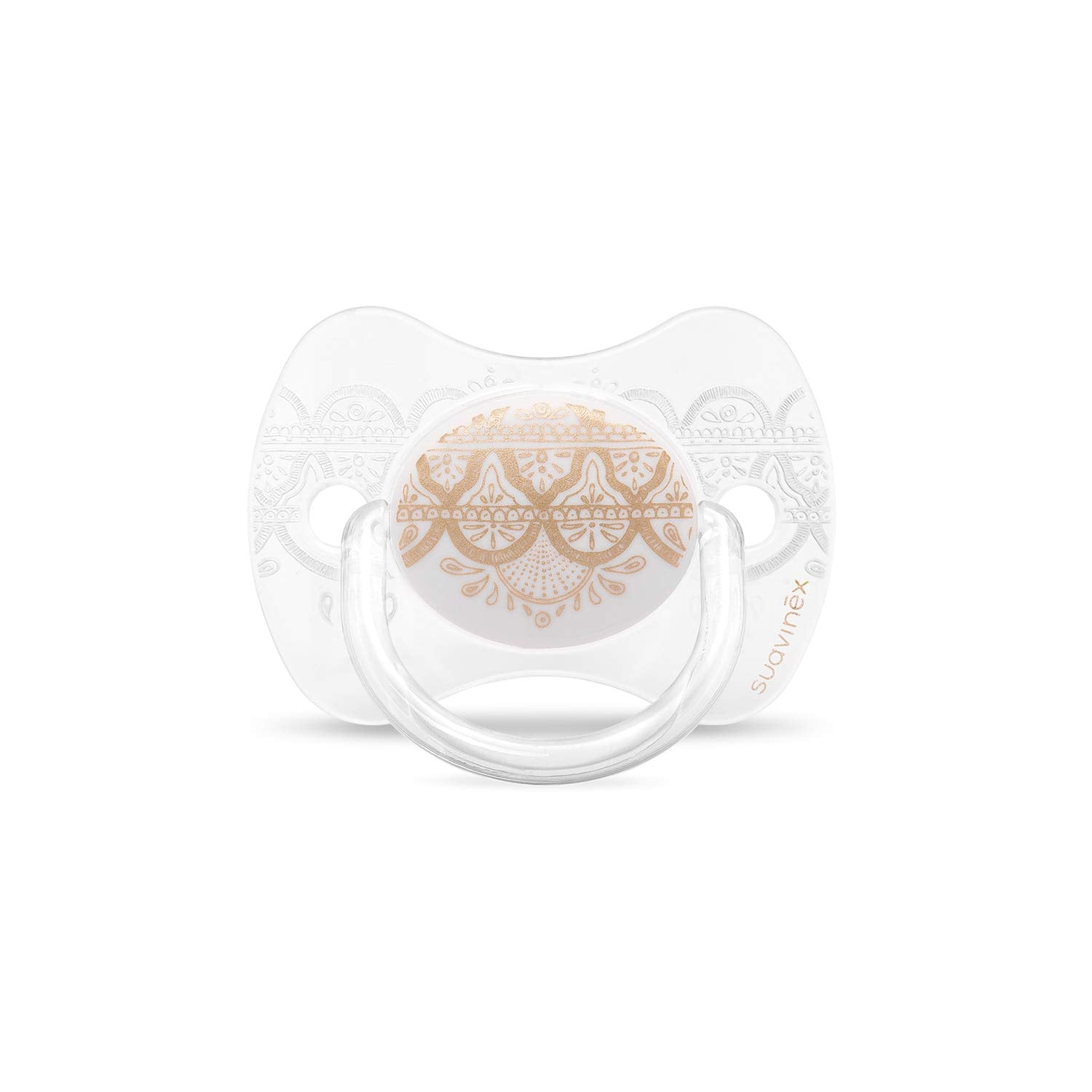 Set de Biberón, Chupón y Broche Suavinex Blanco Couture