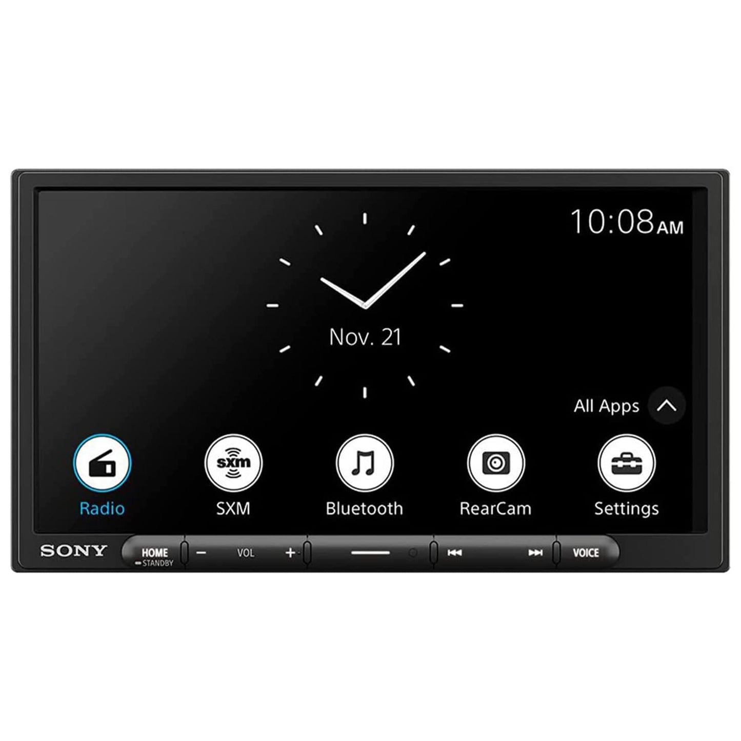 Sony XAV-AX6000 Receptor multimedia de 7 pulgadas con inalámbrico Apple CarPlay/Android Auto, entrada de video HDMI y Maestro Ready