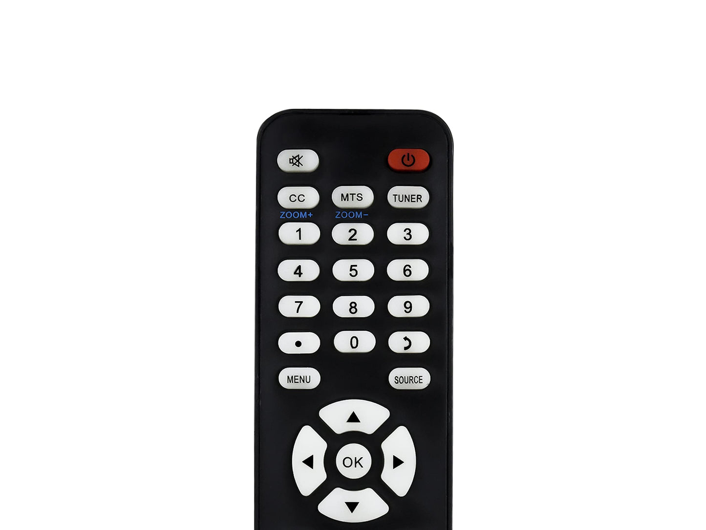 Control Remoto Atvio Pantalla Smart-TV Netflix Youtube, modelo:Atv32sm Atv43sm, control directo, no es necesario programar, comprar únicamente si tu modelo es igual al que se muestra en la imagen Letras Azules 4K