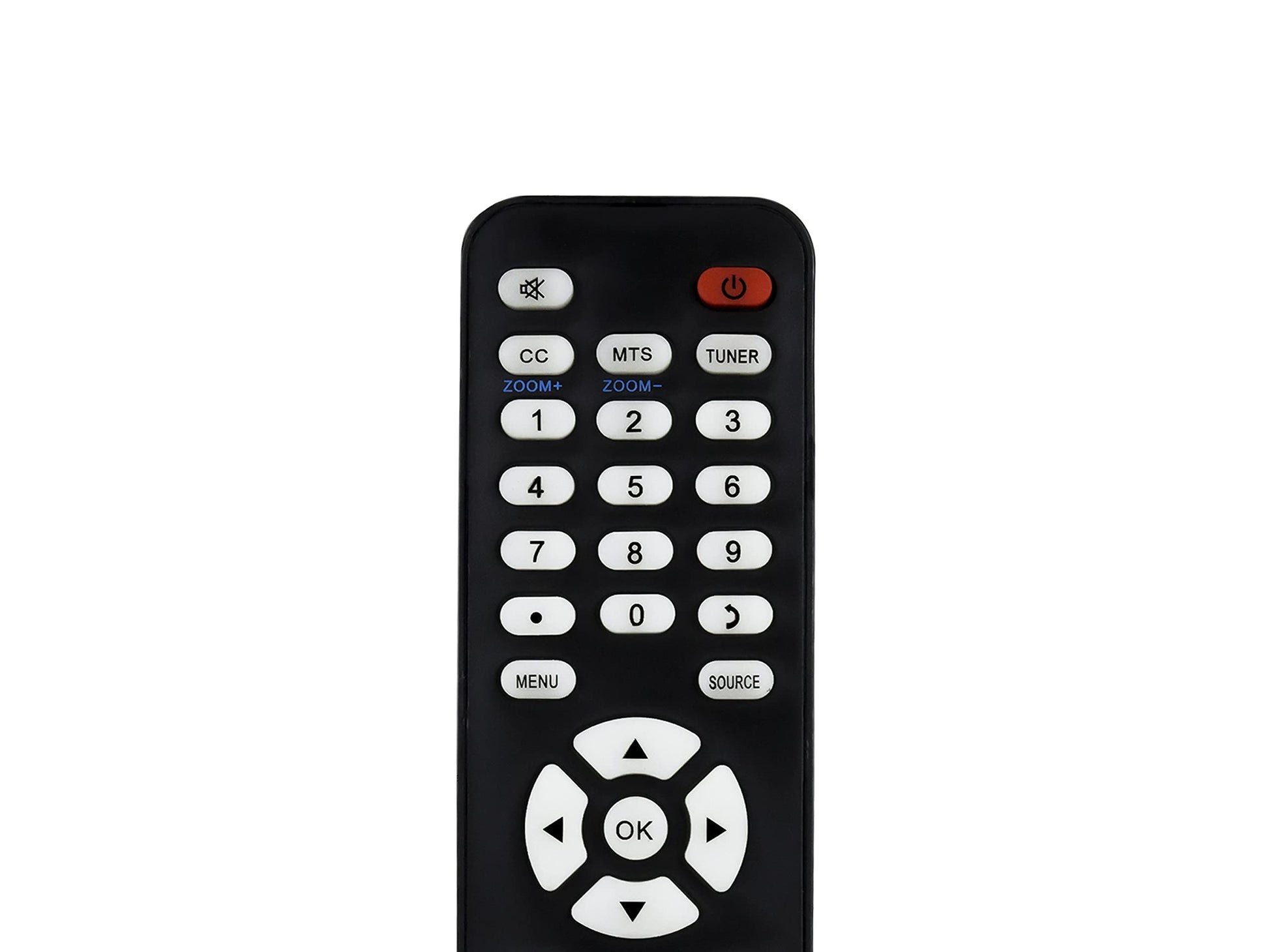 Control Remoto Atvio Pantalla Smart-TV Netflix Youtube, modelo:Atv32sm Atv43sm, control directo, no es necesario programar, comprar únicamente si tu modelo es igual al que se muestra en la imagen Letras Azules 4K