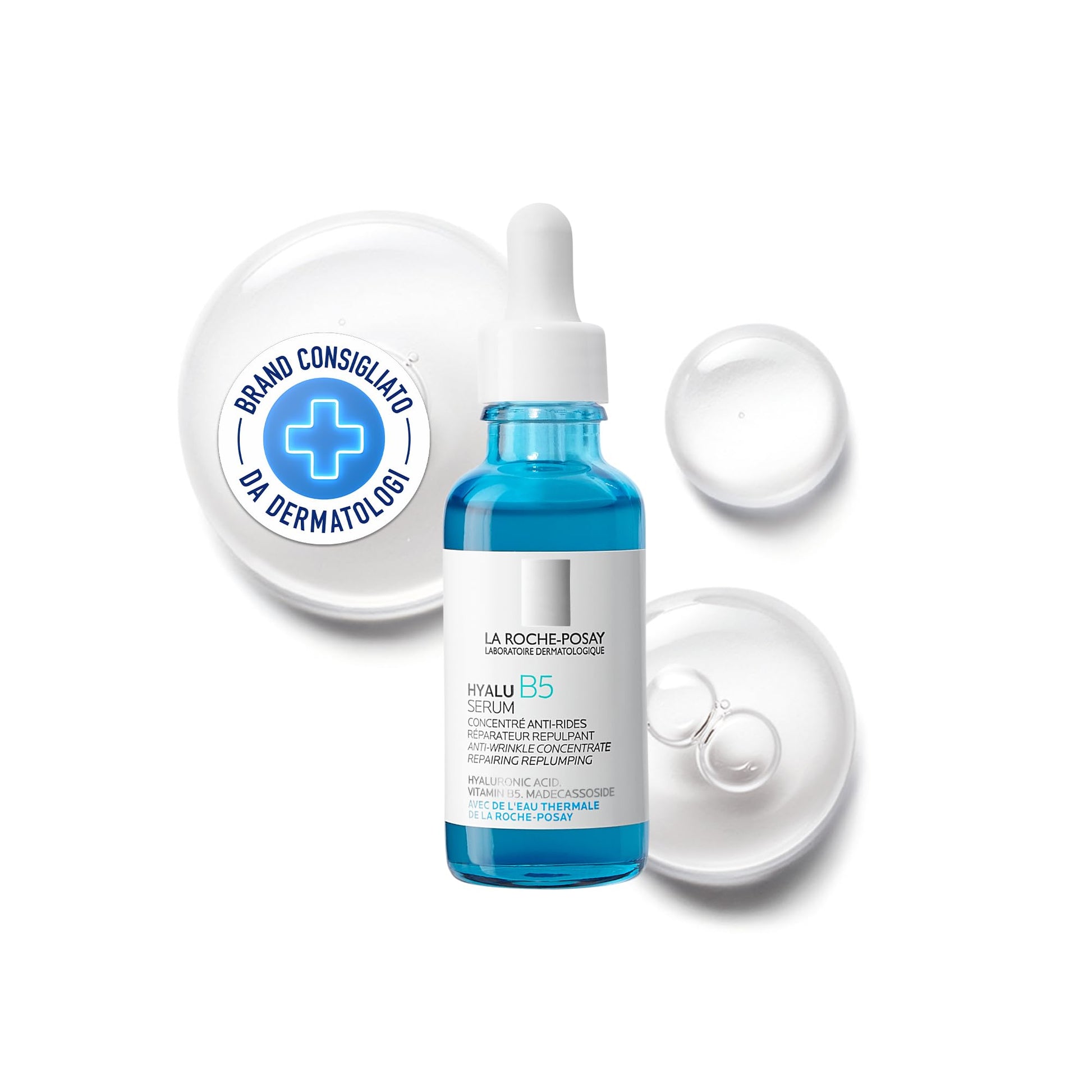 La Roche-Posay La roche posay retinol b3 serum anti-arrugas 30 ml + Hyalu B5 Serum Facial de Acido Hialuronico con Vitamina B5 Puro. Suero Concentrado Antiarrugas, 30 ml