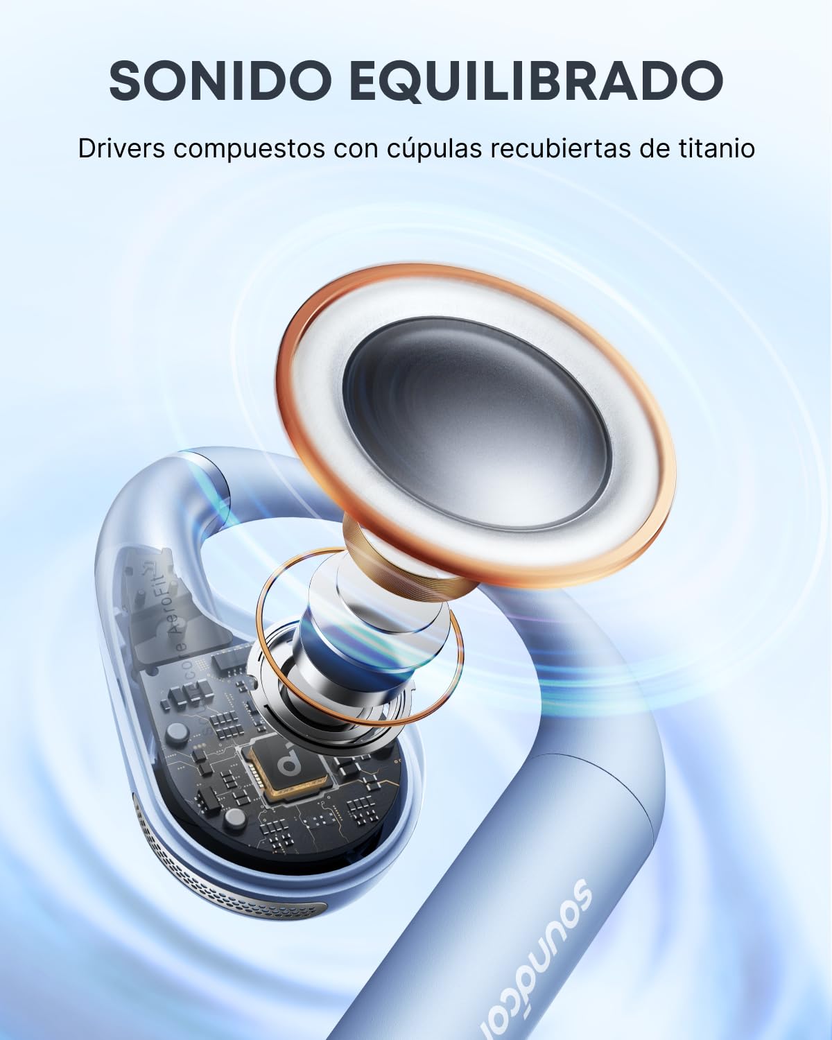 Audífonos AeroFit Soundcore by Anker de Oído Abierto