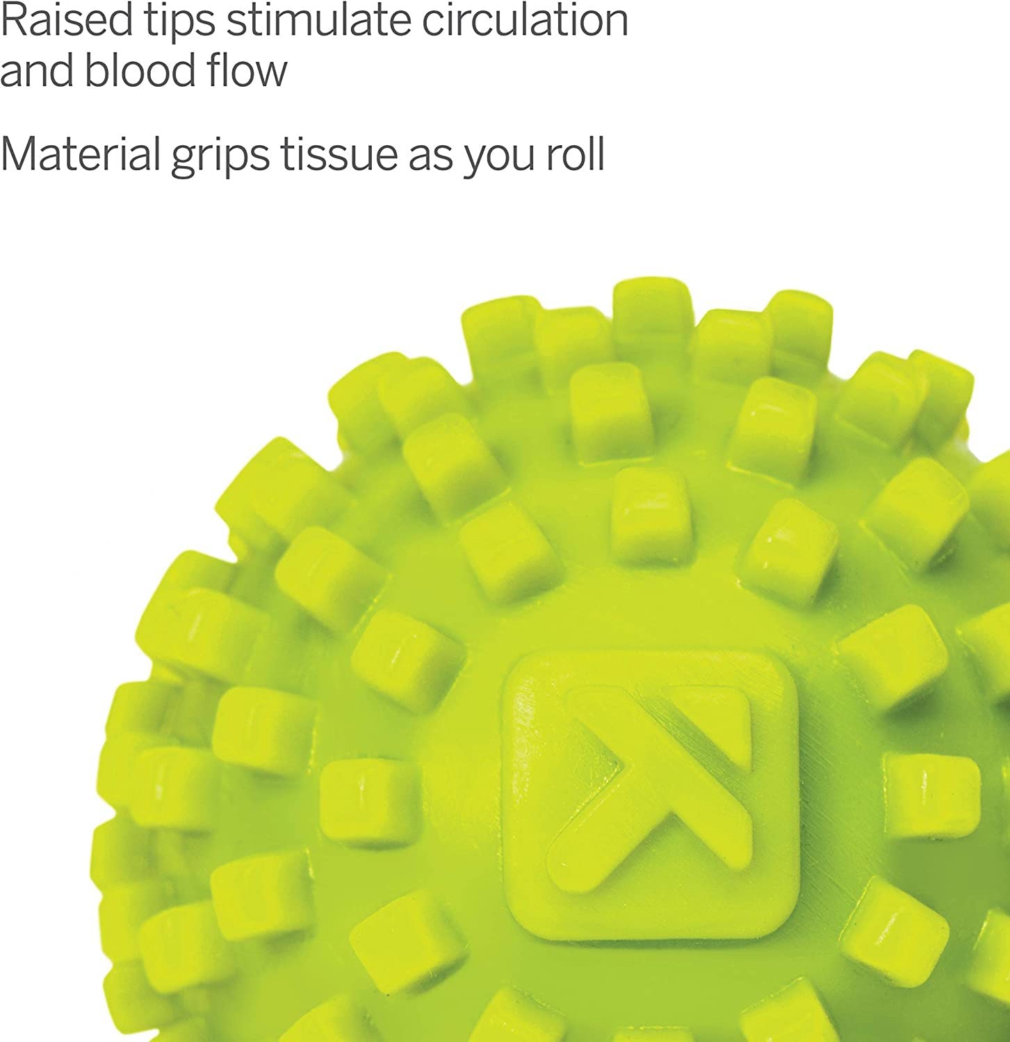 Pelota de Masaje Triggerpoint Verde Texturada para Alivio del Dolor de Pies