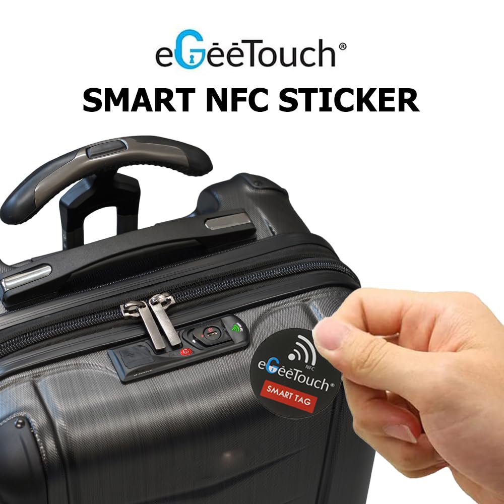 eGeeTouch NFC para todas las cerraduras inteligentes eGeeTouch (3 llaveros adhesivos)
