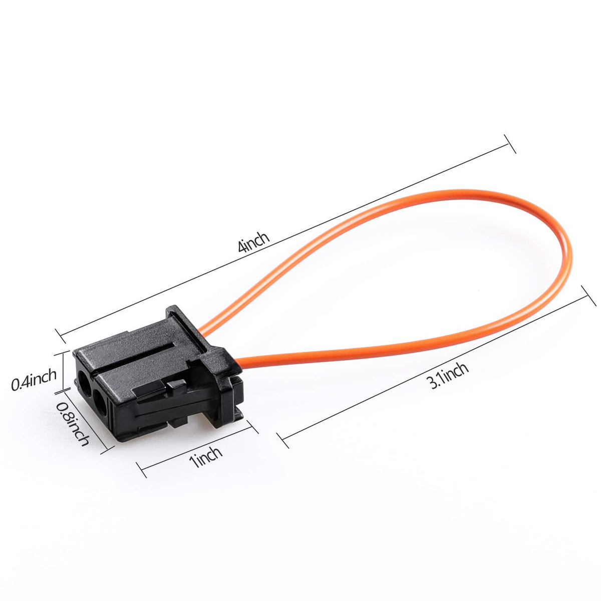 Adaptador de Fibra óptica Easyget para Audi, BMW, Mercedes Benz, Porsche, VW