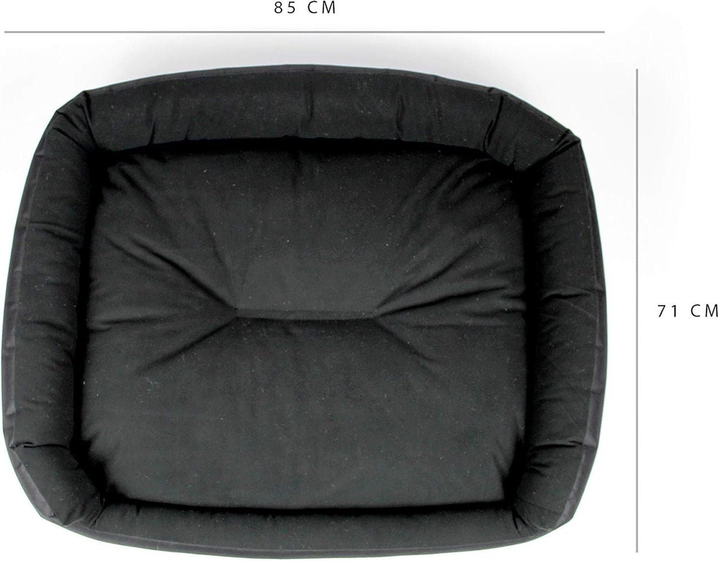 Cama para Perro HILLS Negra Resistente y Confortable