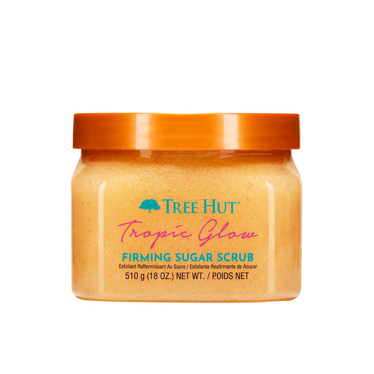 Exfoliante Corporal TREE HUT Tropic Glow Reafirmante de Azúcar Natural e Hidratante con Manteca de Karité y Aceites Naturales