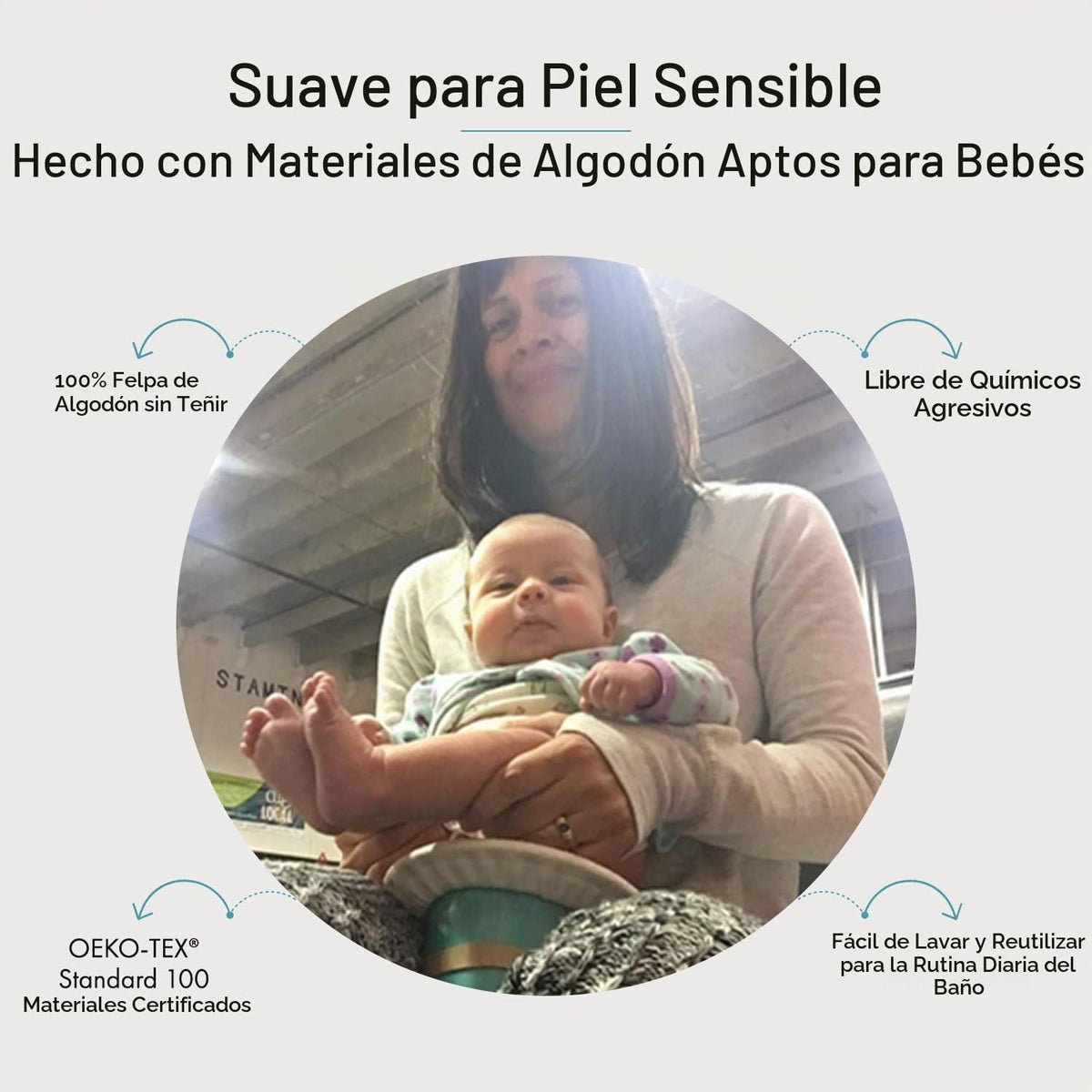 Forro Acogedor Extra Sin Teñir SOLO para Orinal de Sombrero de Copa (NO se Incluye Orinal en Esta Variación)