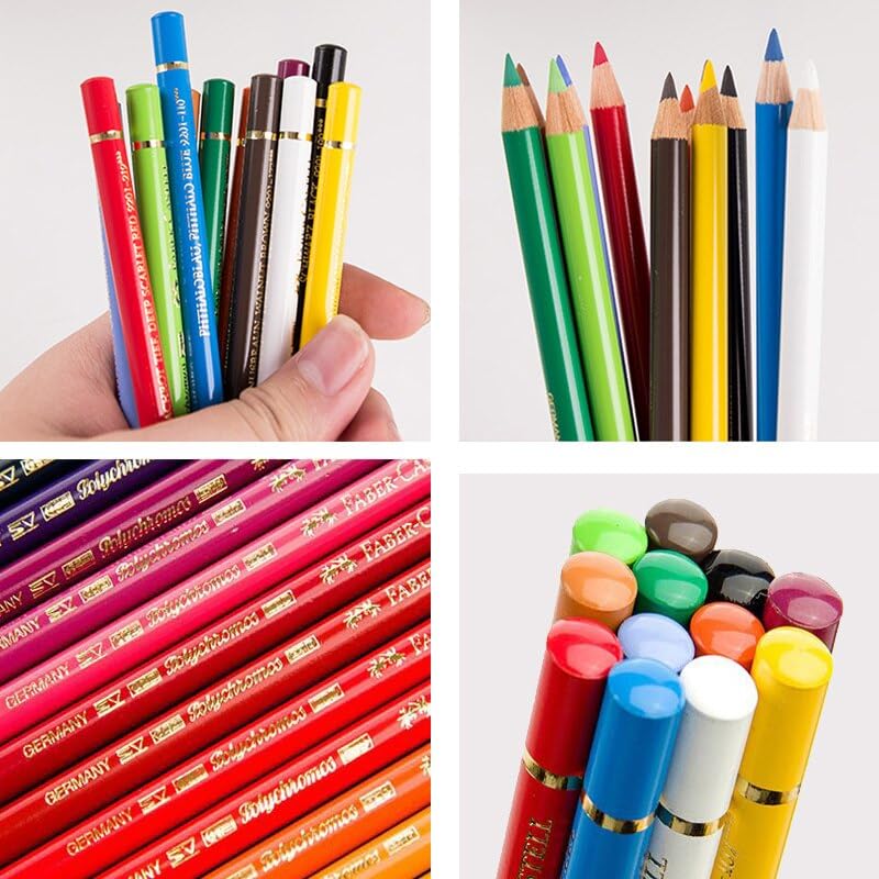 Set de Lápices de Colores Faber-Castell Polychromos Profesionales 24 Colores para Artistas