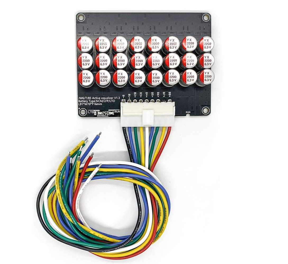 Placa de Transferencia de Energía 6S 7S 8S 5A con Equalizador Activo para Grupo Entero Lipo/Litio LTO