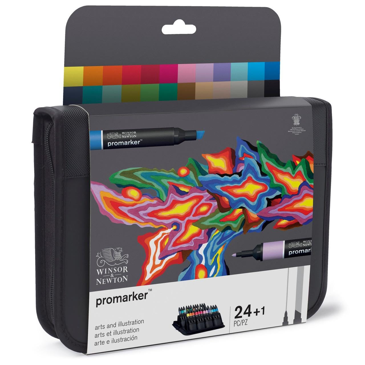 Set de ProMarker Winsor & Newton portafolios para artes e ilustraciones 24 Unidades