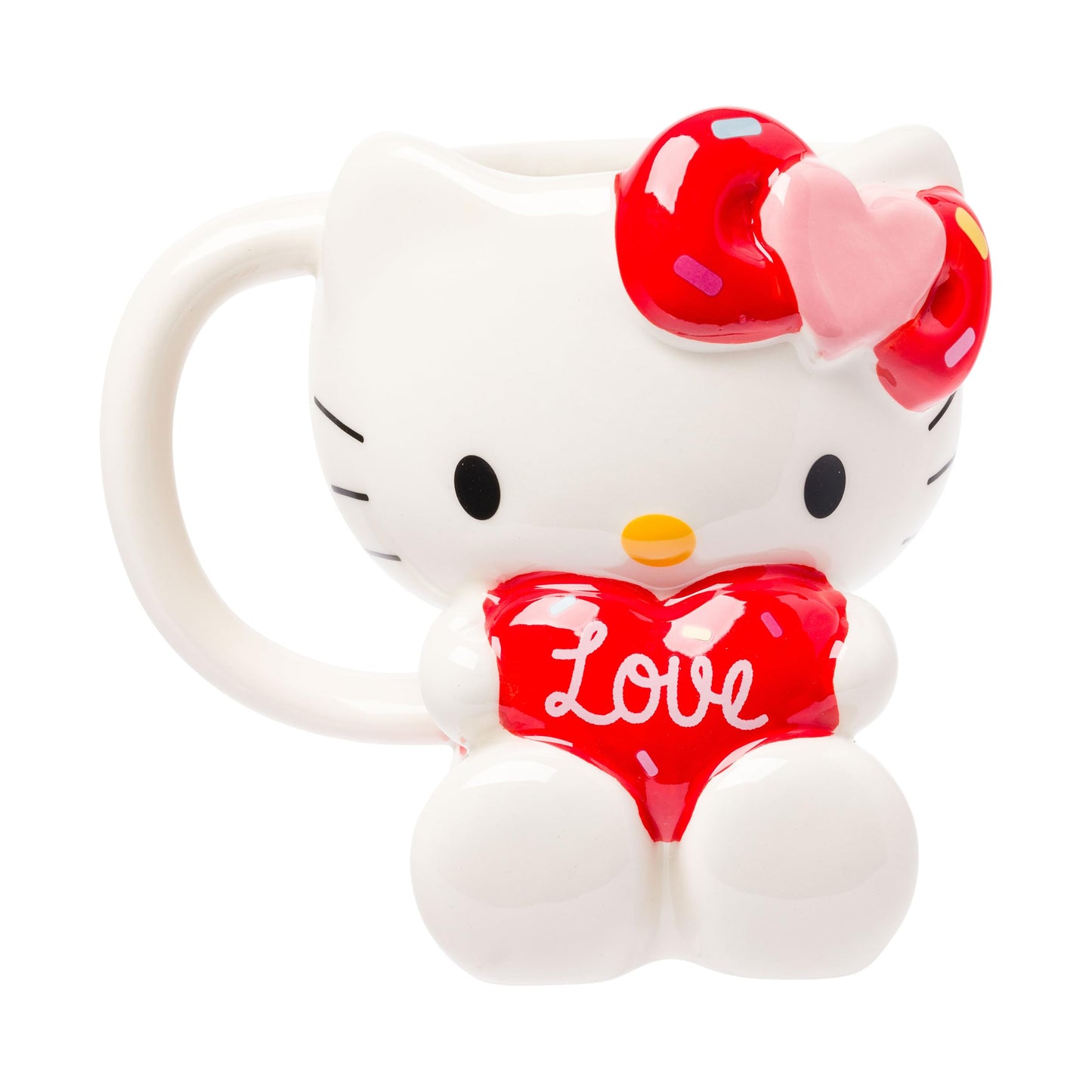 Taza 3D Sanrio Hello Kitty Corazón Rosa 20 Onzas