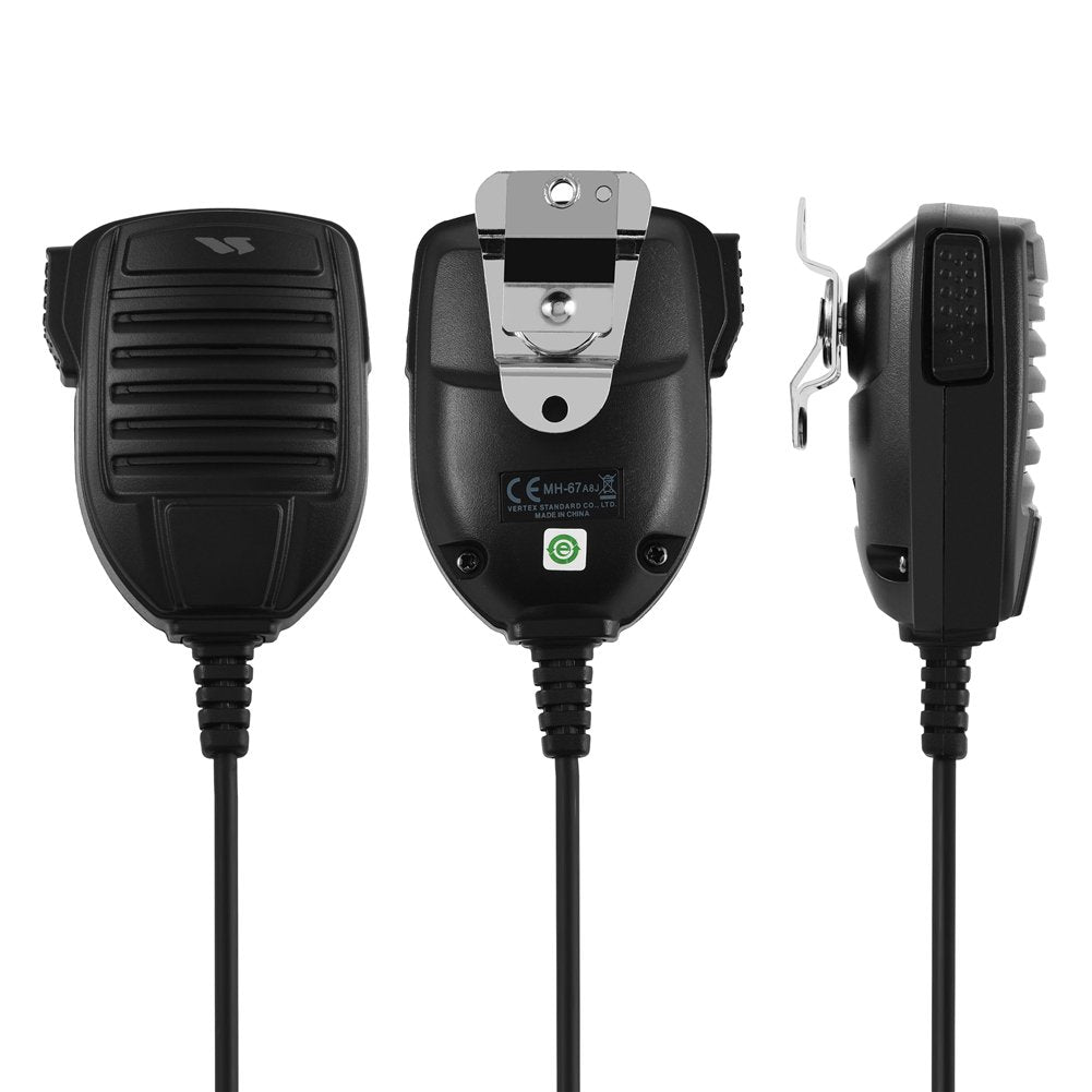 Micrófono Móvil Vbestlife MH-67A8J Negro 8 Pines para Radio Yaesu/Vertex VX2500 VX2508 VX2208 VX2108