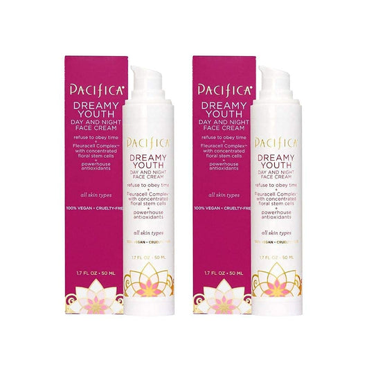 Pacifica Beauty Dreamy Youth Day & Night Crema facial, 2 paquetes